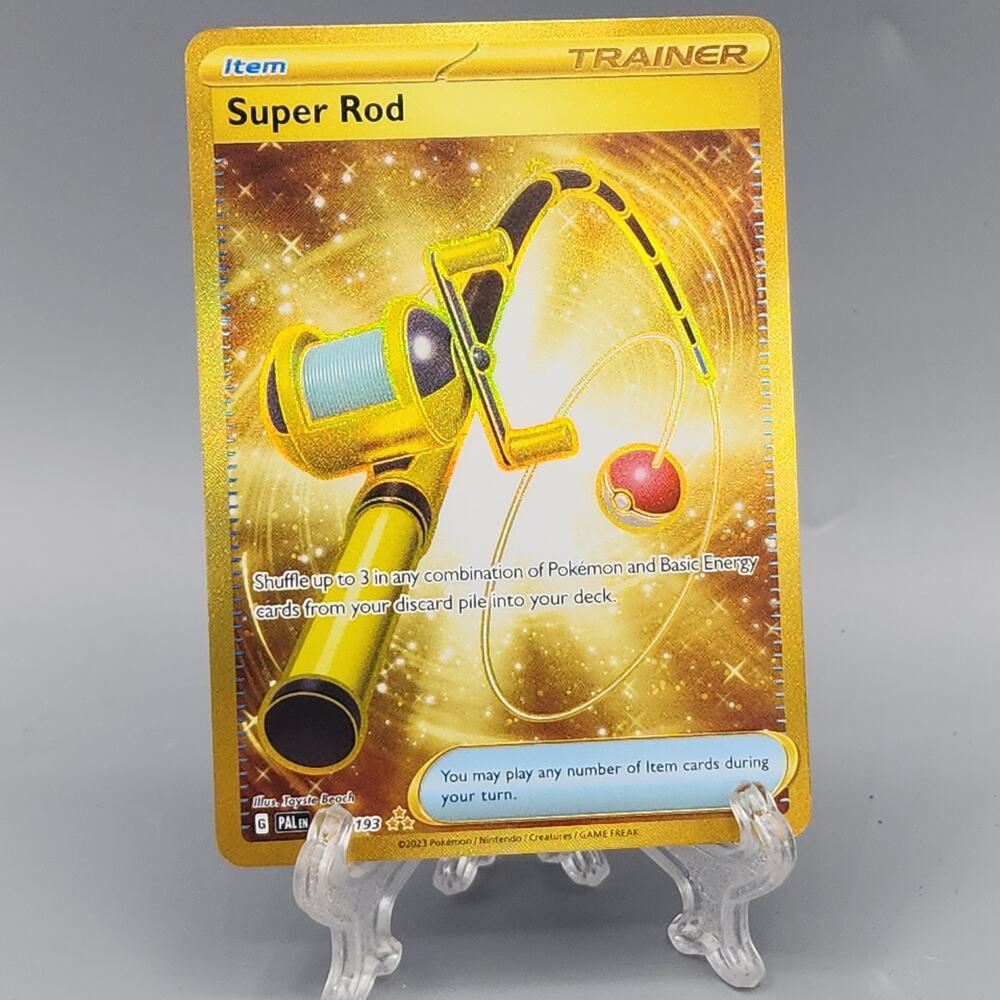 Pokemon Super Rod 276/193 Sv02: Paldea Evolved Holo Card